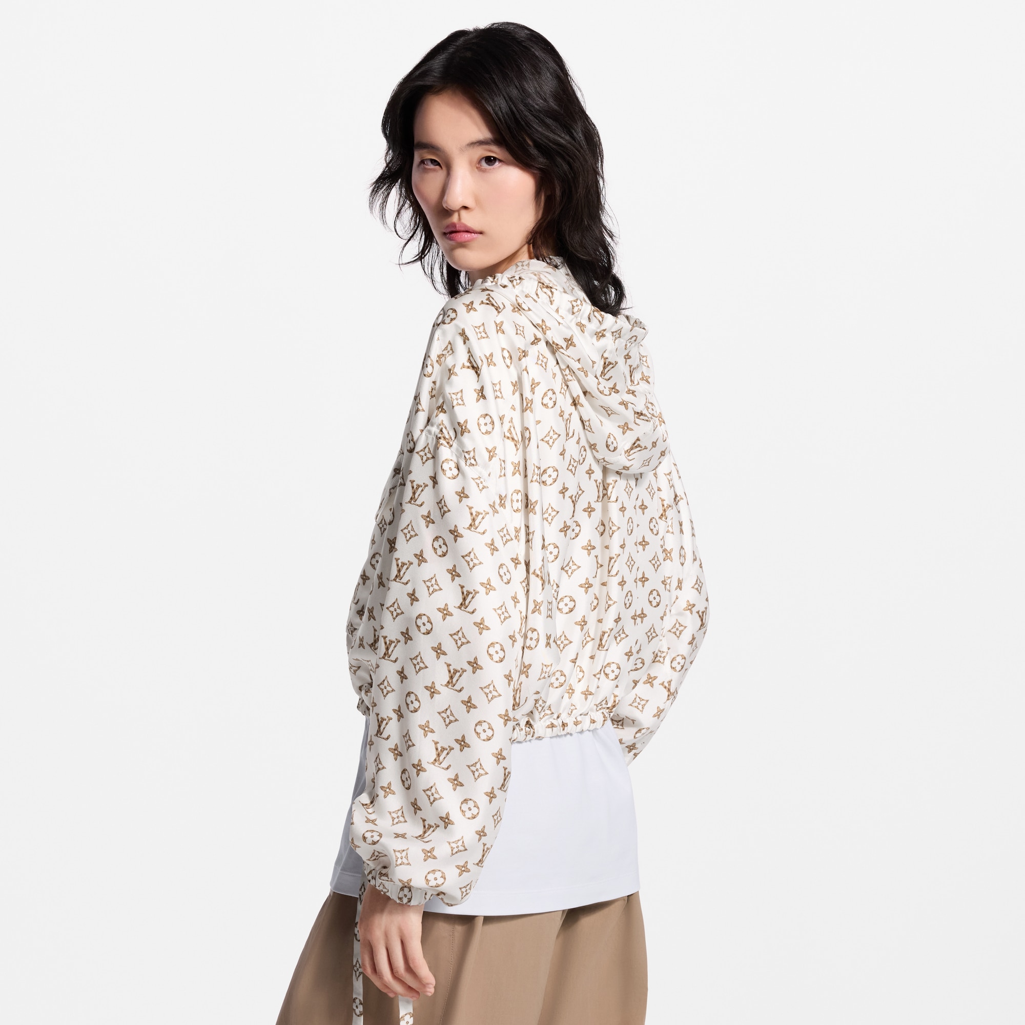 Woven Monogram Print Drawstring Jacket - Ready-to-Wear | LOUIS VUITTON